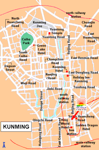 Kunming City Map